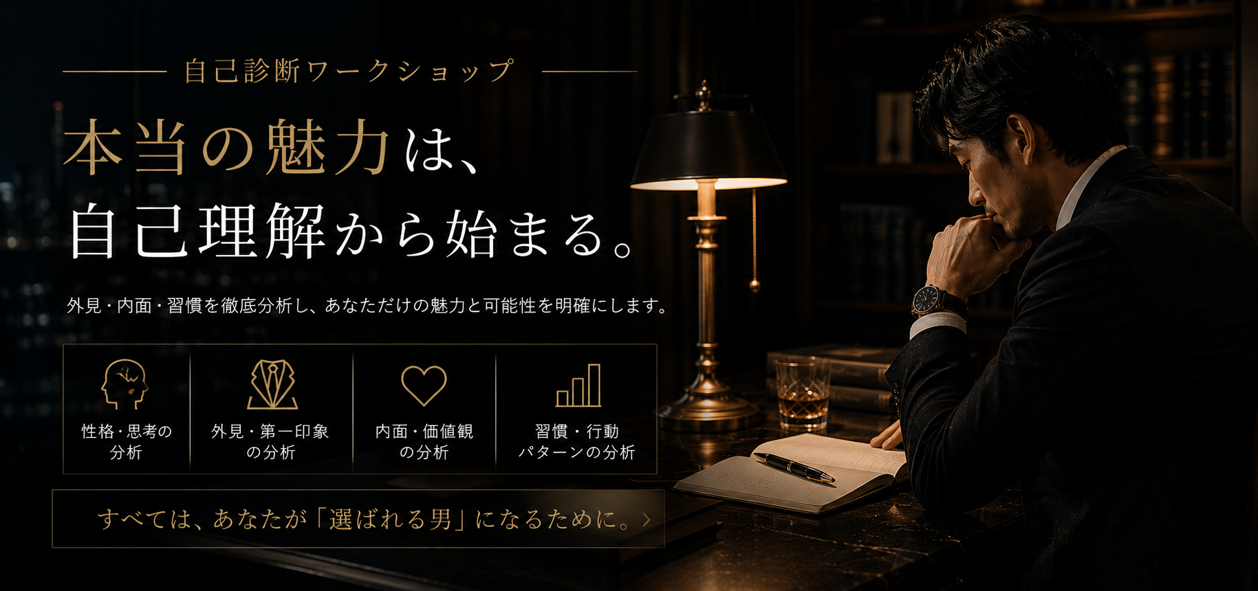 本当の魅力は、自己理解から始まる。自己診断ワークショップ
